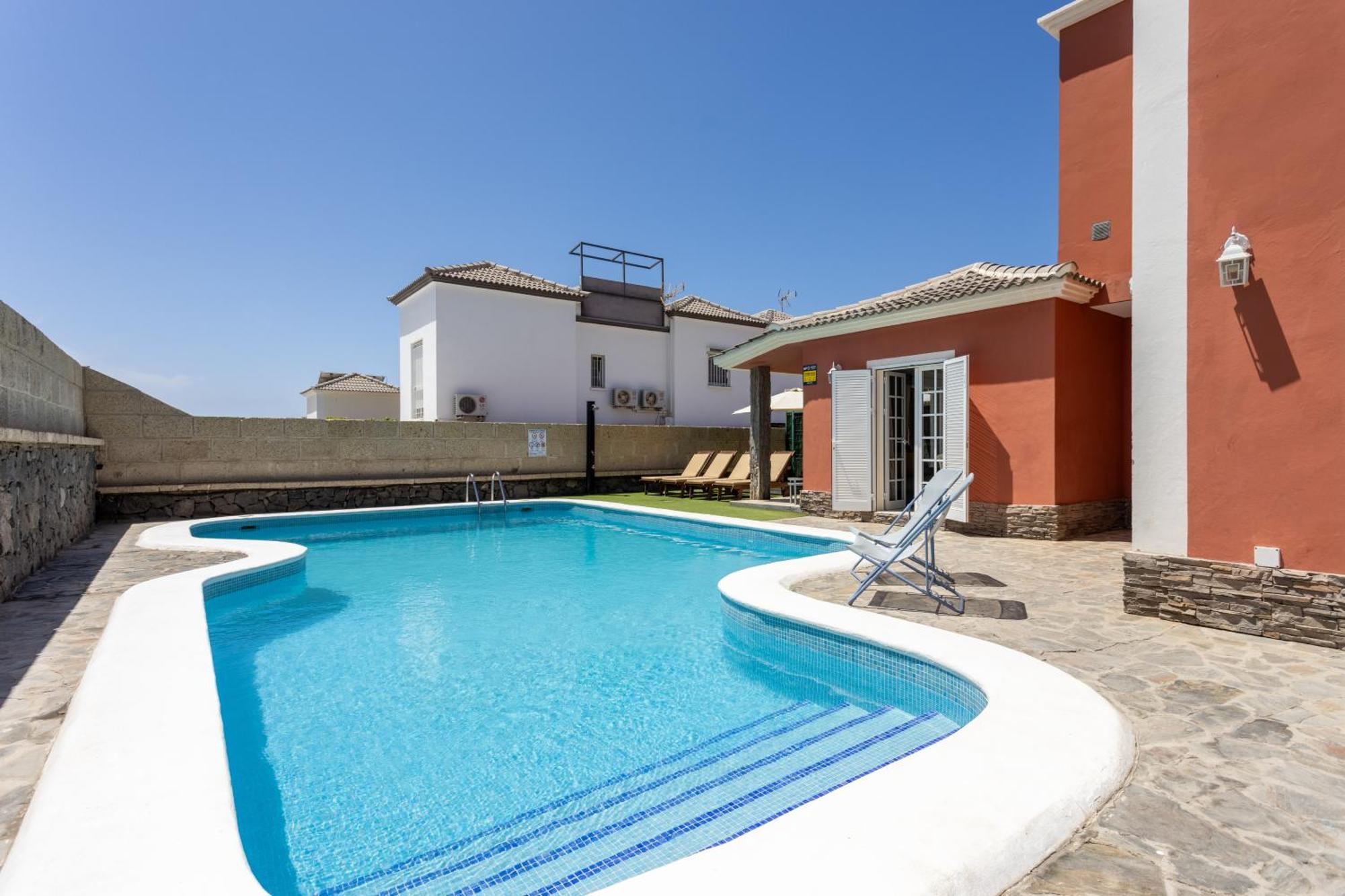 Villa Chloe Costa Adeje Tenerifesummervillas Giant Private Pool 11 Meters Long Costa Adeje (Tenerife) Exterior foto